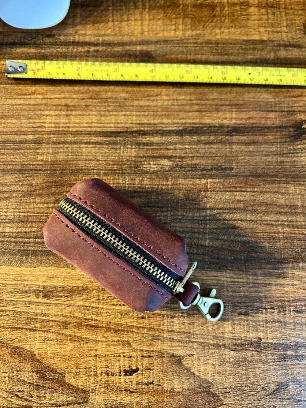 Portland Leather Goods Mini Dopp in Merlot - Picture 5 of 5